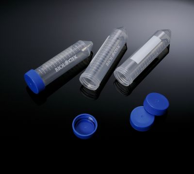 Research Polypropylene Conical Graduated Centrifuge Tubes w/ Screw Cap, 50mL Capacity, 500/pk
