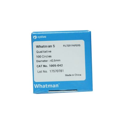 Grade 5 Qualitative Filter Paper, Standard, 42.5mm Circle, 100/Pk
