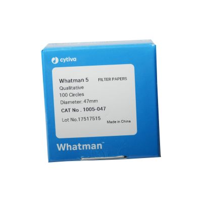 Grade 5 Qualitative Filter Paper, Standard, 47mm Circle, 100/Pk