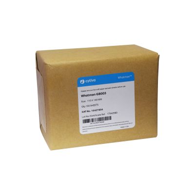 Grade GB003 Gel Blotting Papers, Cellulose, 0.8mm, 110x140mm, 100/Pk