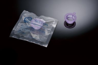40um Sterile Nylon Mesh Cell Strainer w/ Purple PP Frame, 100/Pk