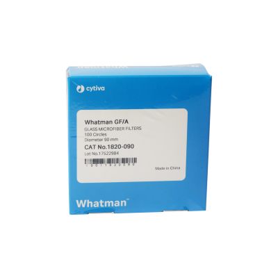 Grade GF/A Fine Retention Filter, 1.6um, 90mm D Circle, Binder-Free, 100/Pk