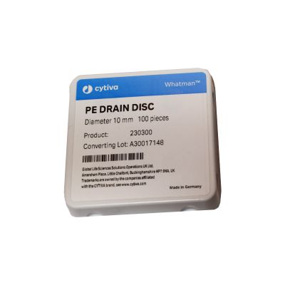 Polyester Drain Disc, 10mm, PE, Membrane Filter Accs., 100/Pk