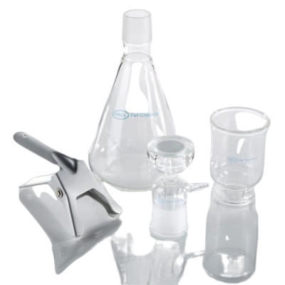 47mm Filter Funnels, Glass - Fritted Glass Support Base w/ Sidearm, 1/Pk