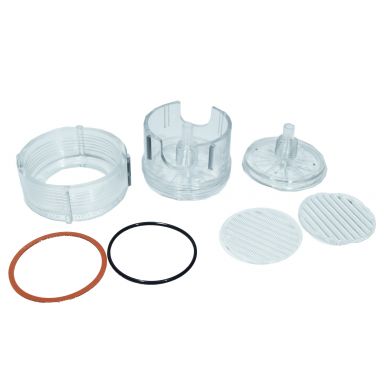 Swin-Lok Plastic Filter Holder, 47mm, 8/Pk