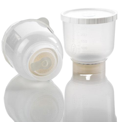 MicroFunnel Plus Filter Funnel w/ Supor Membrane,100mL 0.2um White, Grid,SP,Individ. Bagged, 50/Pk