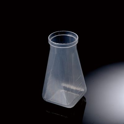 177ml (6oz) Clear Polypropylene Non-Sterile Drosophila Bottles w/ Square Bottom. 200/Pk