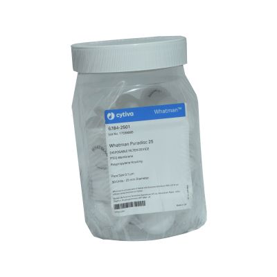 Pura Disc 25mm PTFE Syringe Filters, 0.1um, 50 Pk