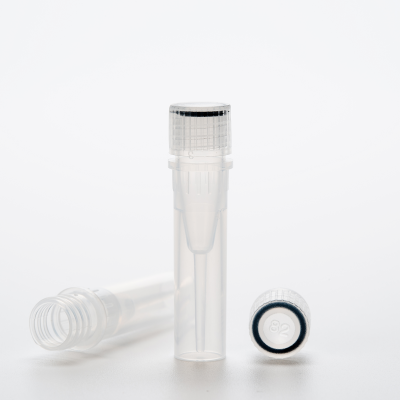 BR&, 0.5ML Cryogenic VIALS w/ O-Ring Caps, SELF-ST&ING, POLYPROPYLENE, Clear, 1 Case