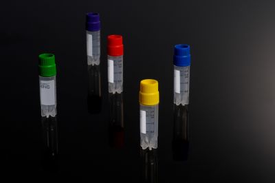 2.0ml Clear Polypropylene Sterile Cryovials w/ External Thread, 1 Case of 1000.
