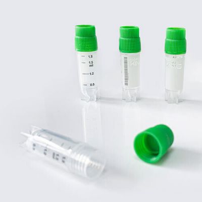 2.0ml Clear Polypropylene Sterile Cryovials w/ External Thread 1 Case of 1,000.