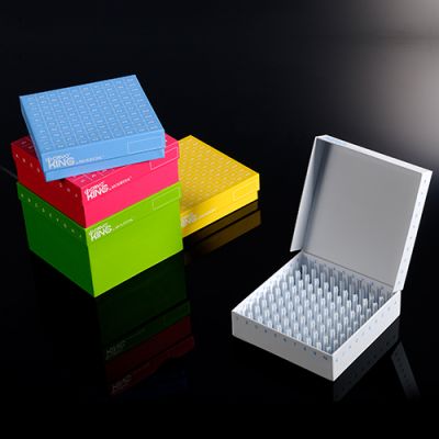 2 Inch 100 Well Water Resistant Id-Color Cardboard Freezer Boxes 20/Pk