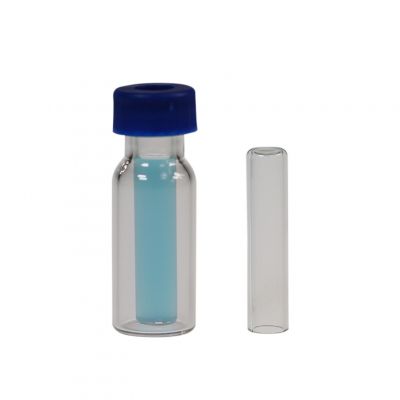 250 ul Micro-Insert, 31x5mm for 8-425 Vials, Flat Bottom, 100/Pk