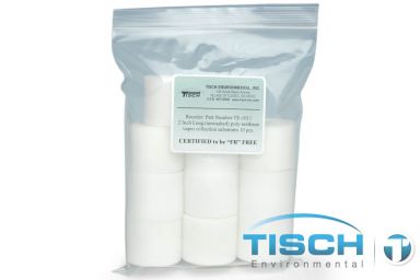 TE-1011, 2 inch Long Polyurethane Foam Vapor collection substrate, 10/pk