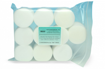 3" x 3-3/8" Polyurethane Foam Substrate for EPA Sampling Methods, 10/pk