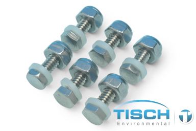 TE-6001-2.5-13, Bolt and Nut, Set of 6.