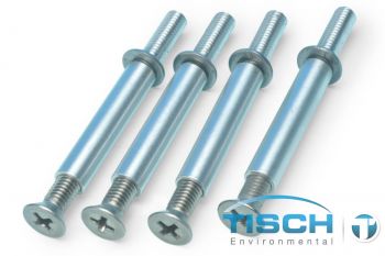 TE-6001-2.5-14 Spacer Bolt Assembly with Nut for PM10 Inlet