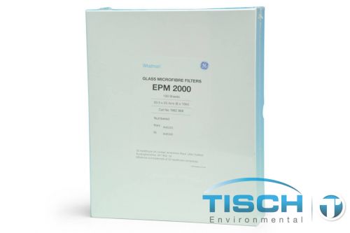 TE-EPM2000, 8" x 10" Glass Fiber Filters, Numbered For TSP, 100 per box