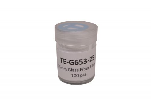 TE-G653-25, 25mm diameter glass fiber filter, 100/pk