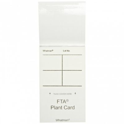 FTA PlantSaver Card, 4 Sample Areas Per Card, 100/Pk