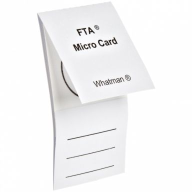 FTA Micro Card, Non-Indicating, 1 Sample Area Per Card, 100/Pk