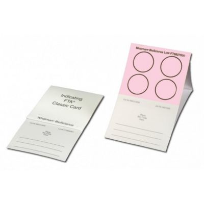 FTA Classic Card, Indicating, 4 Sample Areas Per Card, 25 Pk