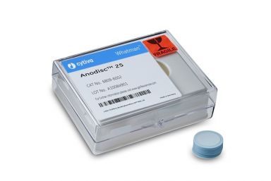 Ano Disc Circle w/ Support Ring, 25mm Diameter, 0.02 um Pore Size (50/Pk)