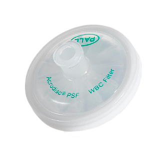 Sterile Acro Disc WBC Syringe Filters w/ Leukosorb Membrane, 50/Pk