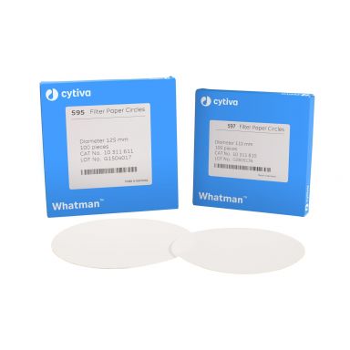 Grade 597 Qualitative Filter Paper Standard Grade, Circle, 125mm, 100/Pk