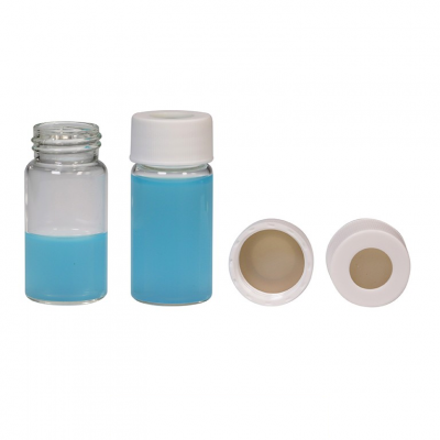 Screw Top 10mm Clear Glass 1.5mL HPLC Autosampler Vials, 100/Pk