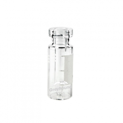 Crimp Top 11mm Clear Glass 0.3mL HPLC Autosampler Vials w/ Micro-Insert/Writing Patch, 100Pk