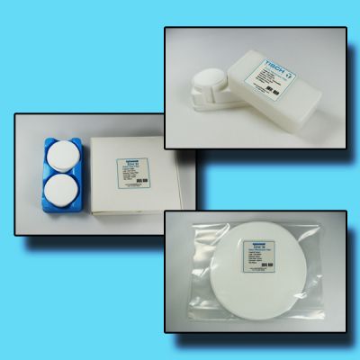 MCE Plain White Membrane Filters, 0.45um, 47mm, Sterile, 100/Pk
