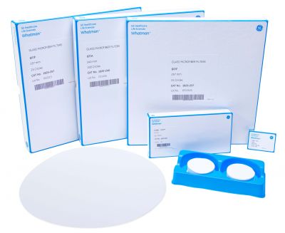 Grade GF/A Fine Retention Filter, 1.6um, 125mm D Circle, Binder-Free, 100/Pk