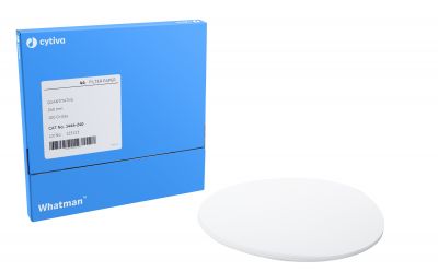Grade 44 Ashless Thin Filter Paper, 240mm Circle, 100/Pk