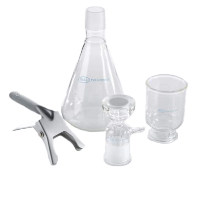 47mm Filter Funnels, Glass Filter Funnel w/ Accs. (300mL Funnel, no Flask), 1/Pk