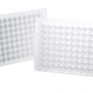 AcroPrep Adv 96-Well Filter Plates for Aqueous Filtration 350L 30-40um PP/PE Non-Woven Media,10/Pk