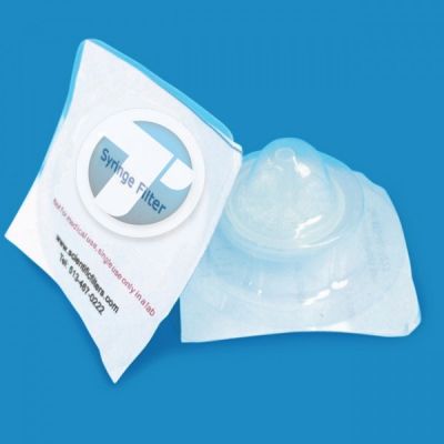 CA Syringe Filters w/ 3 Pre-Filters, 0.45 um, 25mm, Sterile, 100/Pk