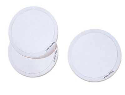 PTFE PM2.5 Filter Membrane, PTFE 2.0um, 25mm OD, w/ ClearPP Support Ring, 50pcs/