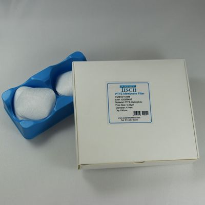 PTFE Hydrophilic Membrane Filters, 0.45um, 47mm, Nonsterile, 200/Pk