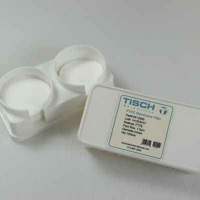 PTFE Membrane Filters, 1.0um, 25mm, Nonsterile, 200/Pk