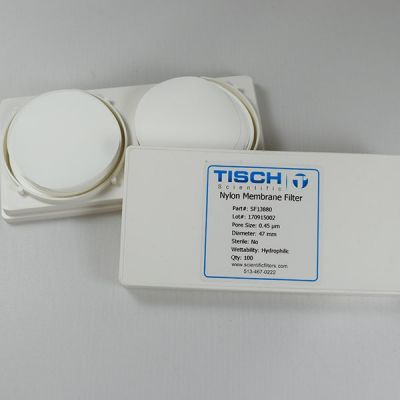 Nylon Membrane Filter, 0.45um, 47mm, Nonsterile, 200 Pk