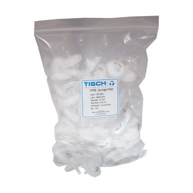 PTFE Syringe Filter, 0.45 µm, 25 mm, Luer-Lok/Luer Slip, Non-Sterile, 100/Pk