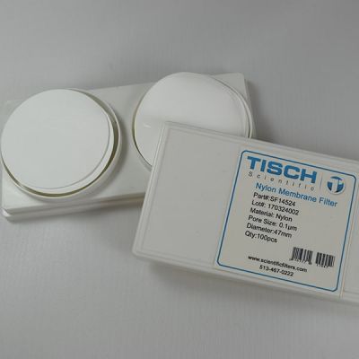 Nylon Membrane Filter, 0.1um, 47mm, Nonsterile, 200 Pk