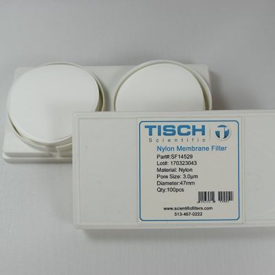 Nylon Membrane Filter, 3.0um, 47mm, Nonsterile, 200 Pk