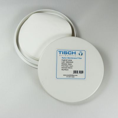 Nylon Membrane Filter, 1.0um, 90mm, Nonsterile, 100/Pk