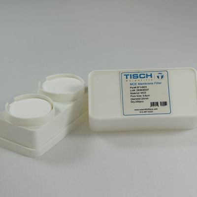 MCE Membrane Filter, 0.8um, 25mm, Nonsterile, 200 Pk