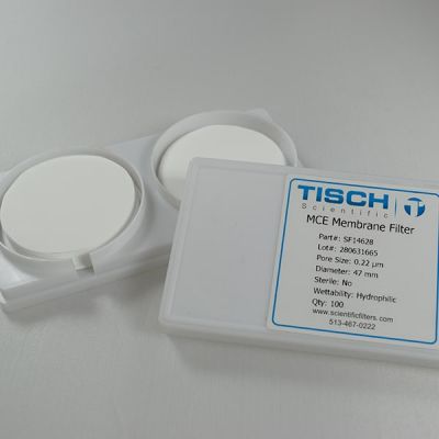 MCE Membrane Filter, 0.22 um, 47mm, Nonsterile, 200 Pk