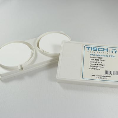 MCE Membrane Filter, 0.8um, 47mm, Nonsterile, 200 Pk