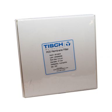 MCE Membrane Filter, 5.0um, 47mm, Nonsterile, 200 Pk