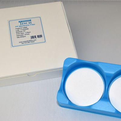 Polypropylene Membrane Filters, 1.2um, 47mm, Nonsterile, 200/Pk